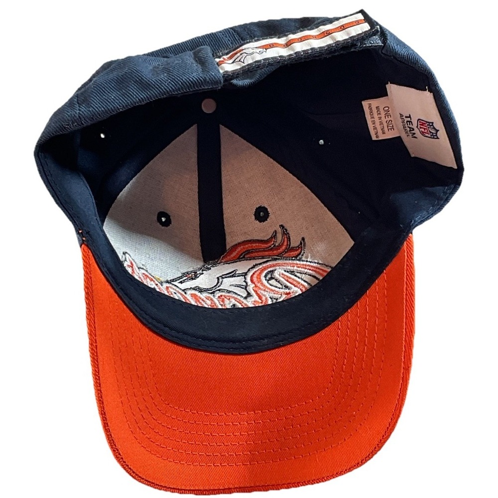 Denver Broncos NFL Football Adjustable Strapback Hat Cap Adult Mens Sports - Picture 2 of 4